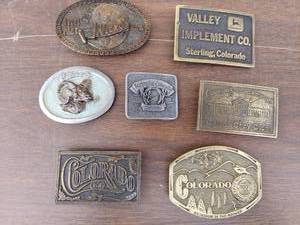 lot 5728 image: belt buckles-Colorado