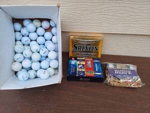 lot 5740 image: golf balls and tees