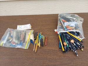 lot 5743 image: pens and pencils