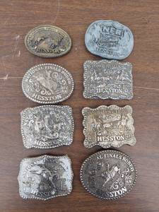lot 5753 image: belt buckles- Hesston NFR