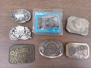 lot 5763 image: belt buckles- Alaska