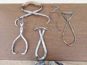 lot 5785 image: ice tongs