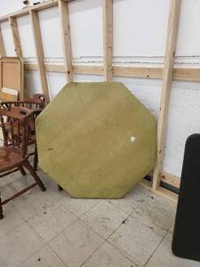 lot 4575 image: old octagon card table