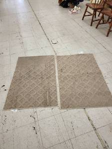 lot 4579 image: pair entry rugs