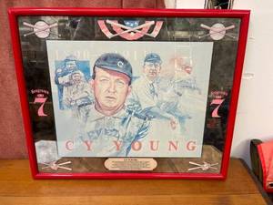 lot 9757 image: seagrams 7 Cy Young mirrorpicture