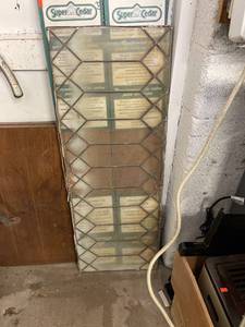 lot 9779 image: vintage leaded glass