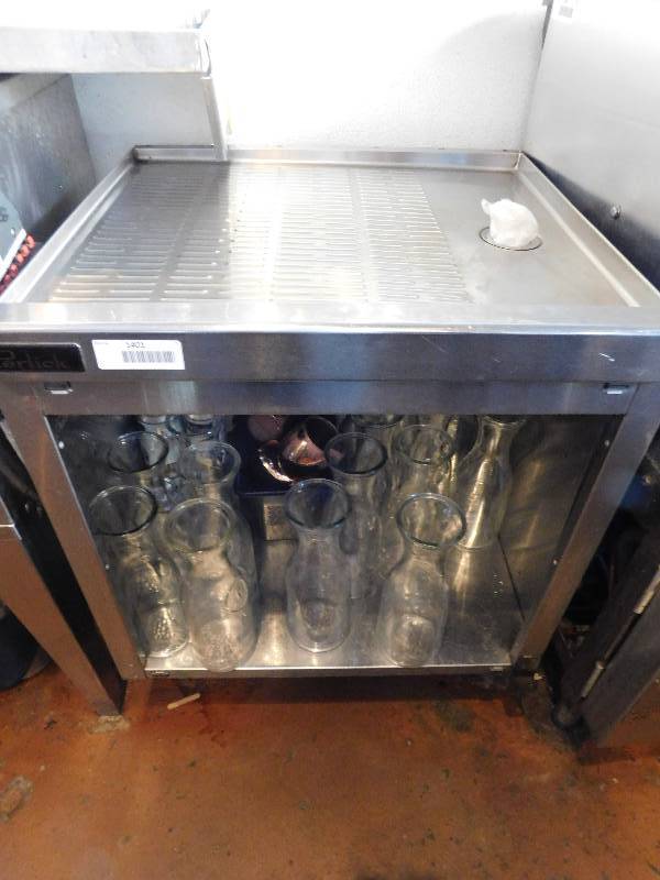 lot 1401 image: Perlick Stainless Steel Drain Bin