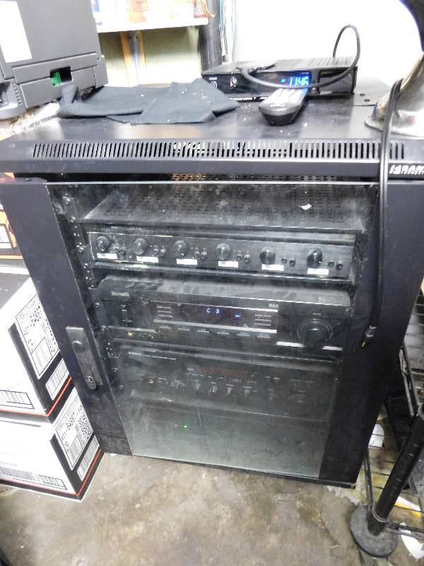 lot 1445 image: Sanus Foundation Music Rack
