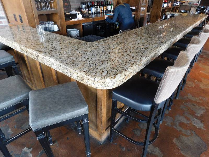 lot 1409 image: Full Bar w Marble Style Top
