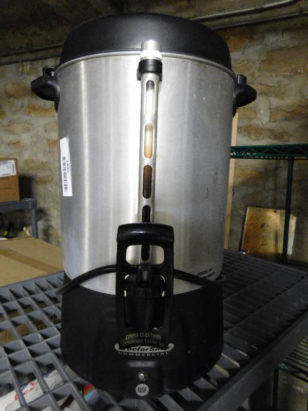 lot 1480 image: Proctor Silex Coffee Percolator & Dispenser