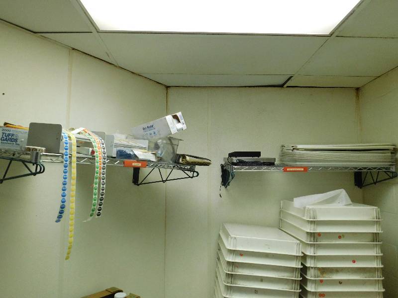 lot 1486 image: Lot Of Wall Mount Shelving