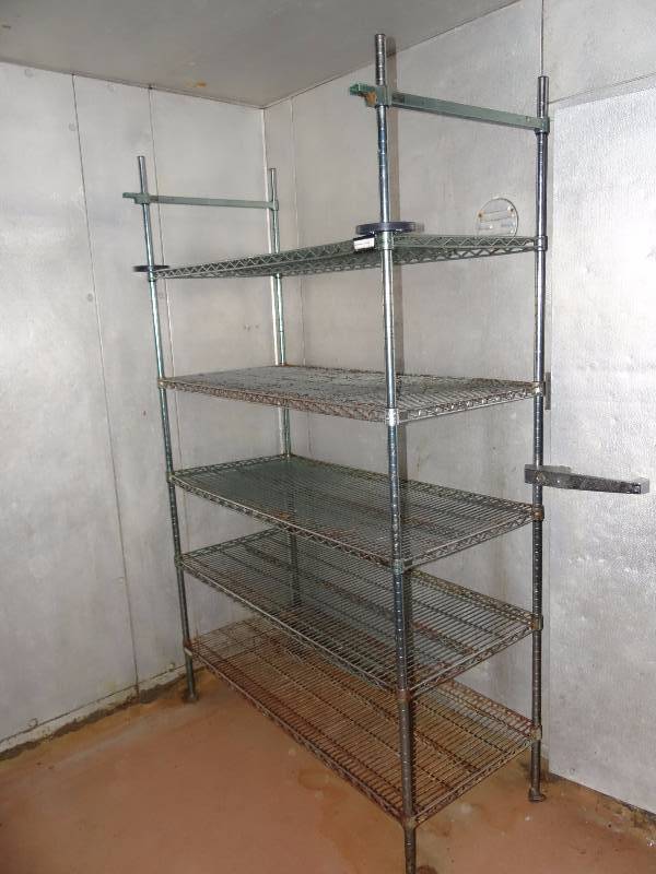lot 2644 image: (5) Tier Wire Metal Metro Brand Rack