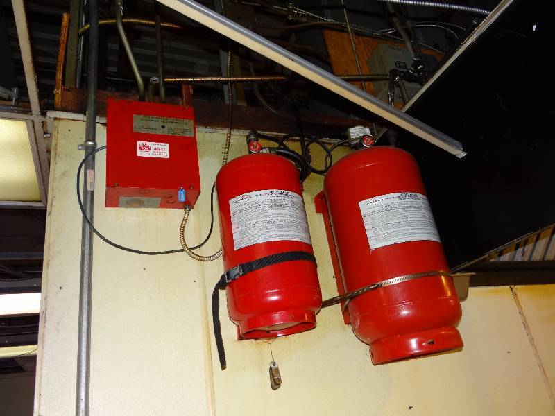 lot 2648 image: Amerex 2 Tank Fire Suppression System