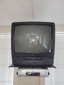 lot 37427 image: Symphonic TV with wall mount and DVD player