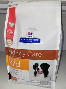 lot 37456 image: 8.5lb Hills Prescription Diet Chicken Kidney Care Dog Food