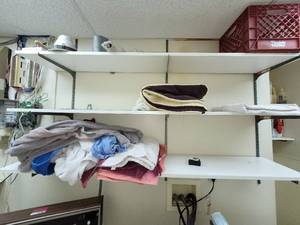 lot 37488 image: 3 Tier white Shelf