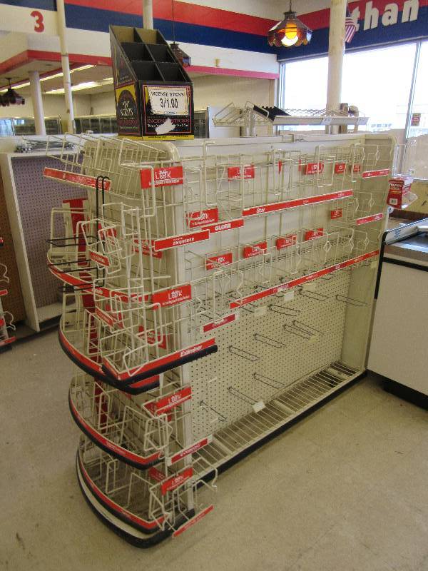 lot 328 image: Checkout Merchandise Display Shelf