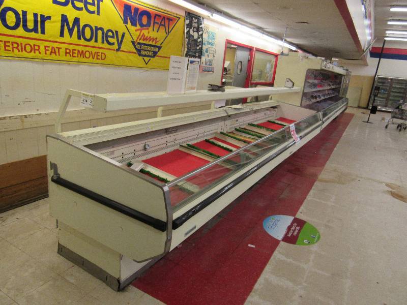 lot 334 image: Hussmann Supermarket Refrigerated Merchandiser Air Curtain Open Display Unit