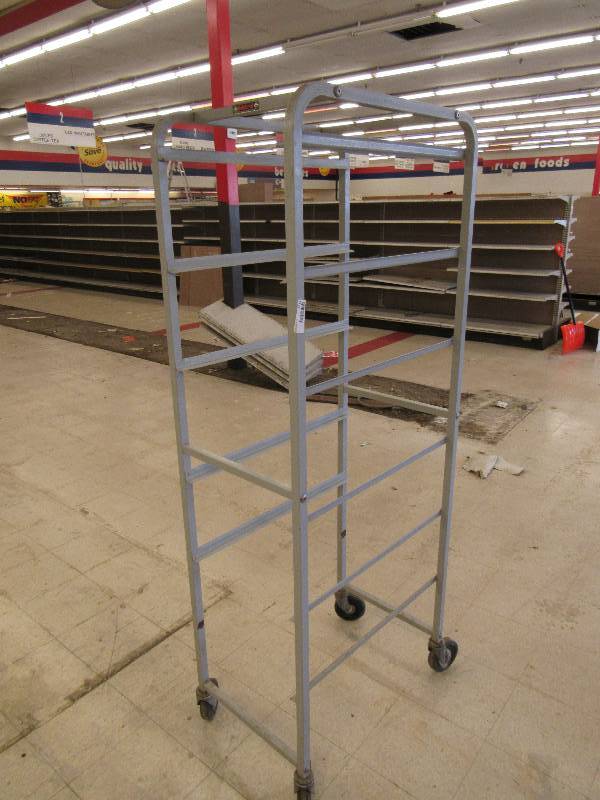 lot 342 image: Half-Size Sheet Pan Rack On Casters