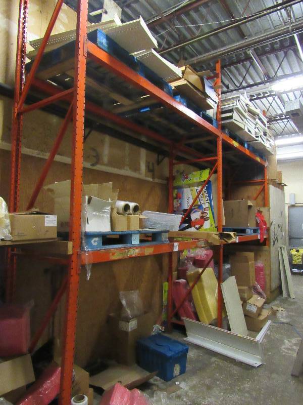 lot 345 image: (2) Tier Pallet Racking