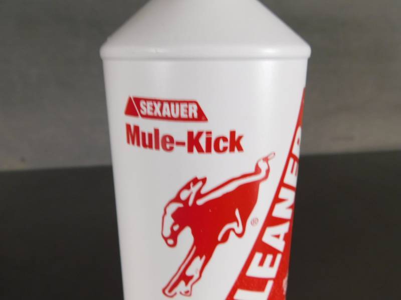 Case of Sexauer Mule Kick Industrial Strength Non Acid Drain Cleaner
