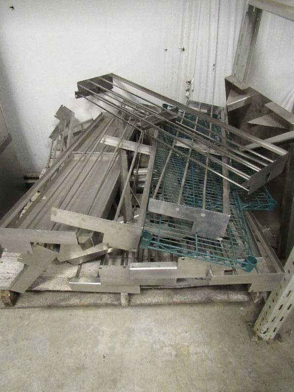 lot 200 image: Contents Of Pallets, Stainless Prep Rails