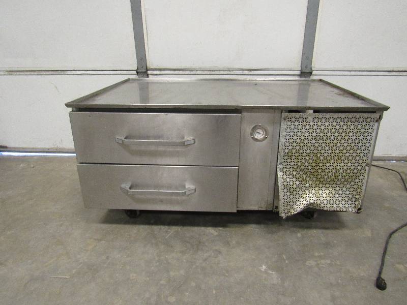 lot 603 image: Randell 48x32 Refrigerated 2 Drawer Equipment Stand