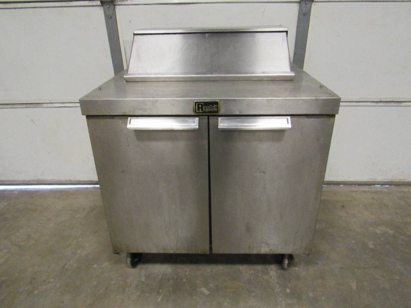 lot 615 image: Randell 36 Prep Table On Casters