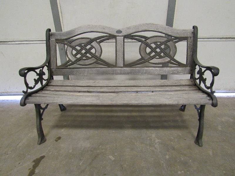 lot 620 image: Northbrook 50 Long Out Door Seating Bench