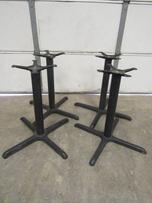 lot 773 image: Lot of (4) Standard Height Table Bases