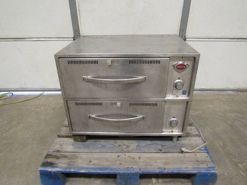 lot 823 image: 2 Drawer Counter Top Warmer