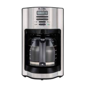 lot 1715 image: Mr. Coffee - 12-Cup Coffee Maker with Rapid Brew System - Stainless Steel
