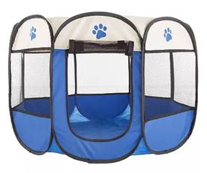 lot 1739 image: PetMaker Portable Pop Up Play Pen by PetMaker