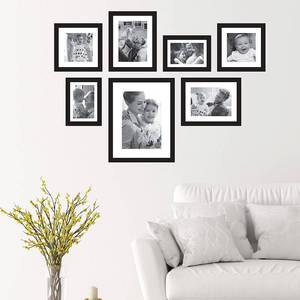 lot 1749 image: Belle Maison Gallery Wall Frame 7-piece Set, Black