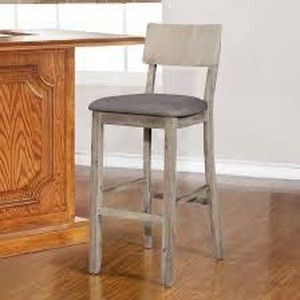 lot 1754 image: Linon Jordan Upholstered Bar Stool