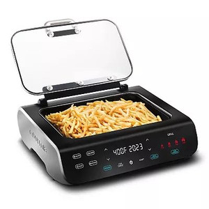 lot 1755 image: Gourmia Indoor Grill & Air Fryer