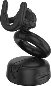 lot 1775 image: PopSockets - PopMount Car and Desk Mount for Most Cell Phones - Black