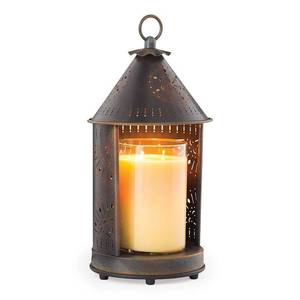 lot 1780 image: Candle Warmers Primitive Tin Lantern