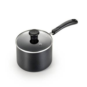 lot 1784 image: T-Fal Essentials 3-qt. Saucepan with Lid, Black, 3 QT