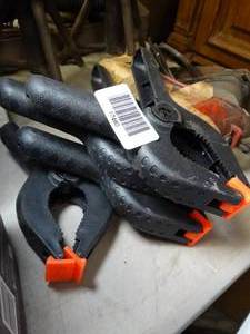 lot 17480 image: Plastic Clamps and Safety Glasses