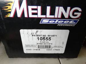 lot 17491 image: Melling 10555 Oil Pump