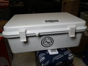 lot 17527 image: Small Sport Divers White Waterproof Box