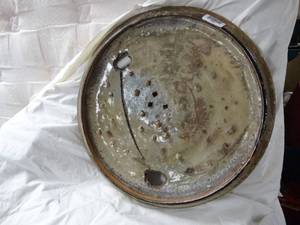 lot 17637 image: Unique 20 Diameter Abstract Wall Art  Platter  Decor