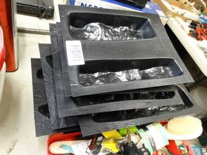 lot 17666 image: Stack of Plastic Rock Forms