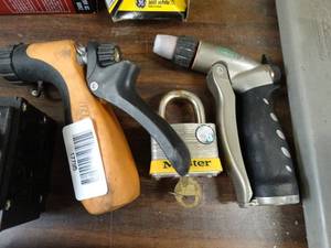 lot 17795 image: Master Lock and Key  Sprinkler Nozzles