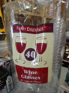 lot 17802 image: Party Essentials 40 Wine Glasses