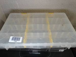 lot 17848 image: Plastic Organizer  Crafts  Fishing  Etc