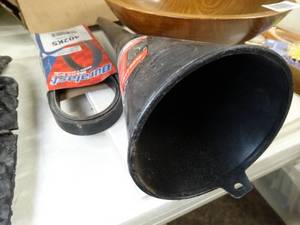 lot 17732 image: Long Funnel and Belt (Automotive)