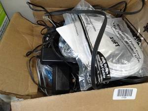 lot 17731 image: Mixed Lot of Electrical Cords f computer  Printers  Phones  Etc