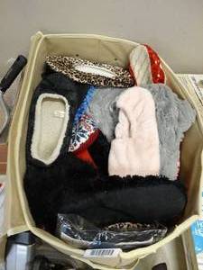 lot 17720 image: Box of Slippers and More